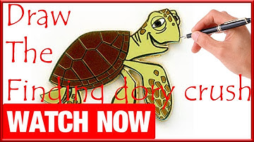How To Draw The Finding dory crush - Learn To Draw - Art Space