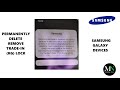 Permanently delete  remove remote temporary disabled tradein kg lock on samsung galaxy devices