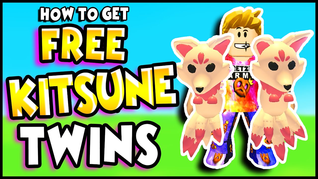 How To Get FREE KITSUNE TWIN PETS for FREE in Adopt Me ...