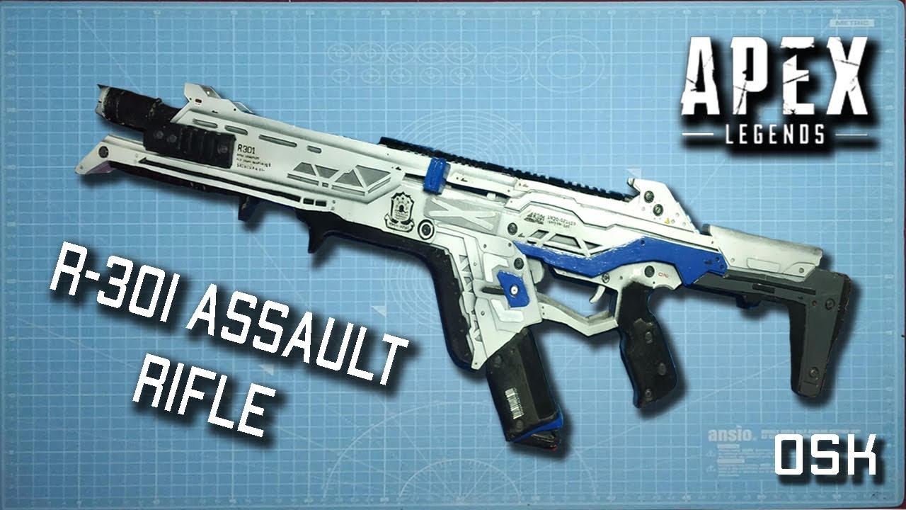 R 301 Assault Rifle Apex Legends Diy Youtube