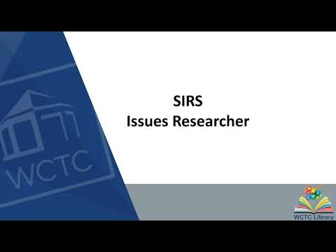 SIRS Issues Researcher