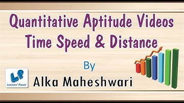 Problems on time speed and distance  Quantitative aptitude videos for CAT, CMAT, Bank PO