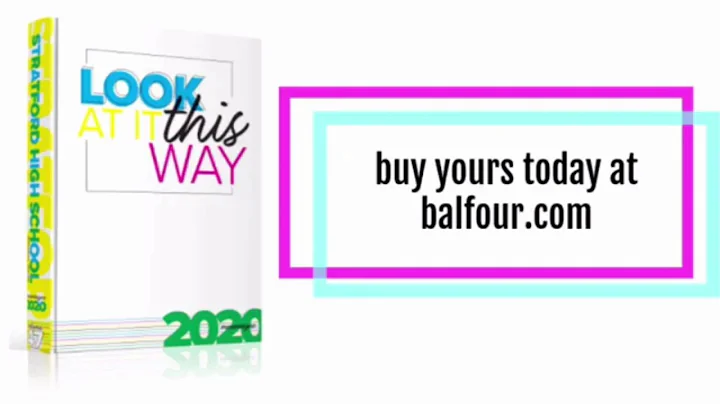 Yearbook 2020 Trailer (Pages Sneak Peek) | #StayHomeStratford Week 3 - Part 1