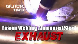 Fusion Welding Aluminized Steel Exhaust