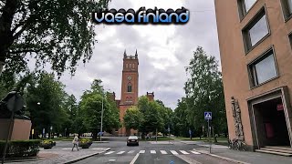 Driving in Cozy City of Vasa Finland