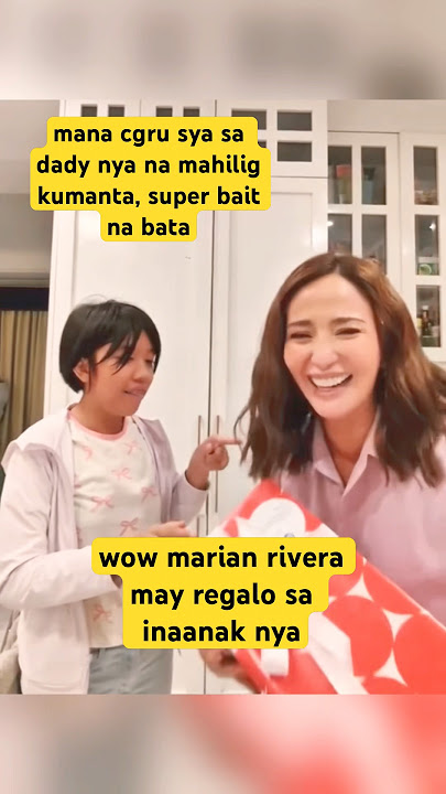 katrina halili binuksan ang regalo ni marian 😍#katrinahalili #viral