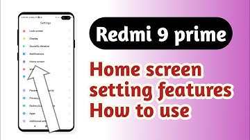 Redmi 9 prime , Home screen setting Hidden features How to use