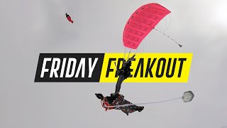 Friday Freakout: Skydiver&#39;s Premature Reserve Parachute Opening On XRW Jump!