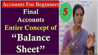 27. "Balance Sheet" - Introduction & Proforma In Final Accounts