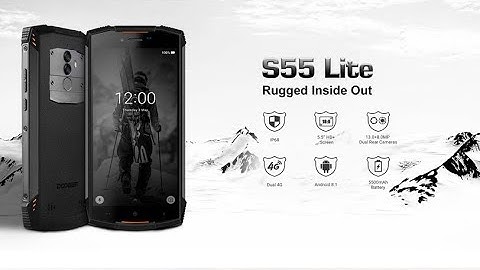 DOOGEE S55 Lite Unboxing Video