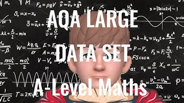 AQA LARGE DATA SET - A-LEVEL MATHS - CARS