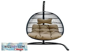 Huoji Hw002C Foldable Swing Chair With Stand