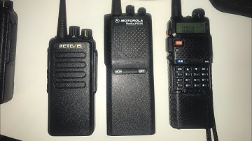 License Free MURS Walkie Talkies MURS Motorola P1225 Radius Retevis RT1 VHF Handheld Radios Part 2