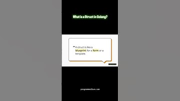 What is a Struct in Golang?