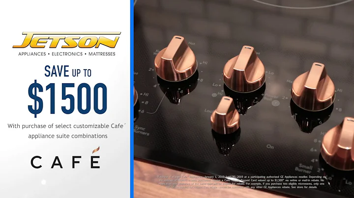 Big Savings on Cafe Appliances!