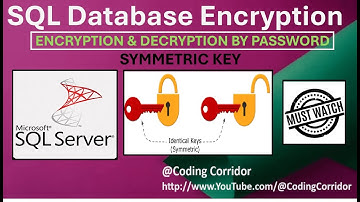 SQL Server Database Encryption and Decryption By Password Using Symmetric Keys