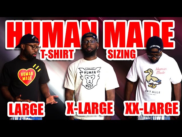 ❤️彡Human Made❤️彡 T-Shirt Sizing comparison - YouTube