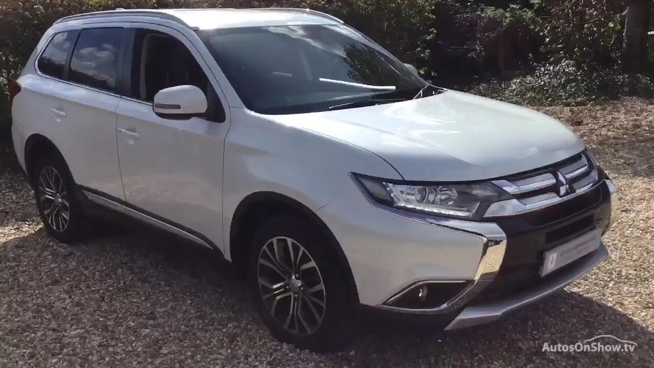 MITSUBISHI OUTLANDER DID 3 WHITE 2017 YouTube