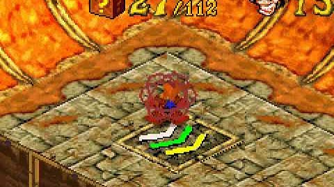 Crash Bandicoot 2 - N-Tranced (GBA / Game Boy Advance) - Vizzed.com Play