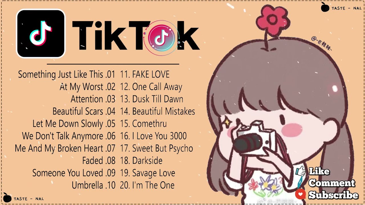 รายชื่อเพลงสากลปี 2021 | เพลงในแอพพลิเคชั่น tiktok | TikTok Song 2021