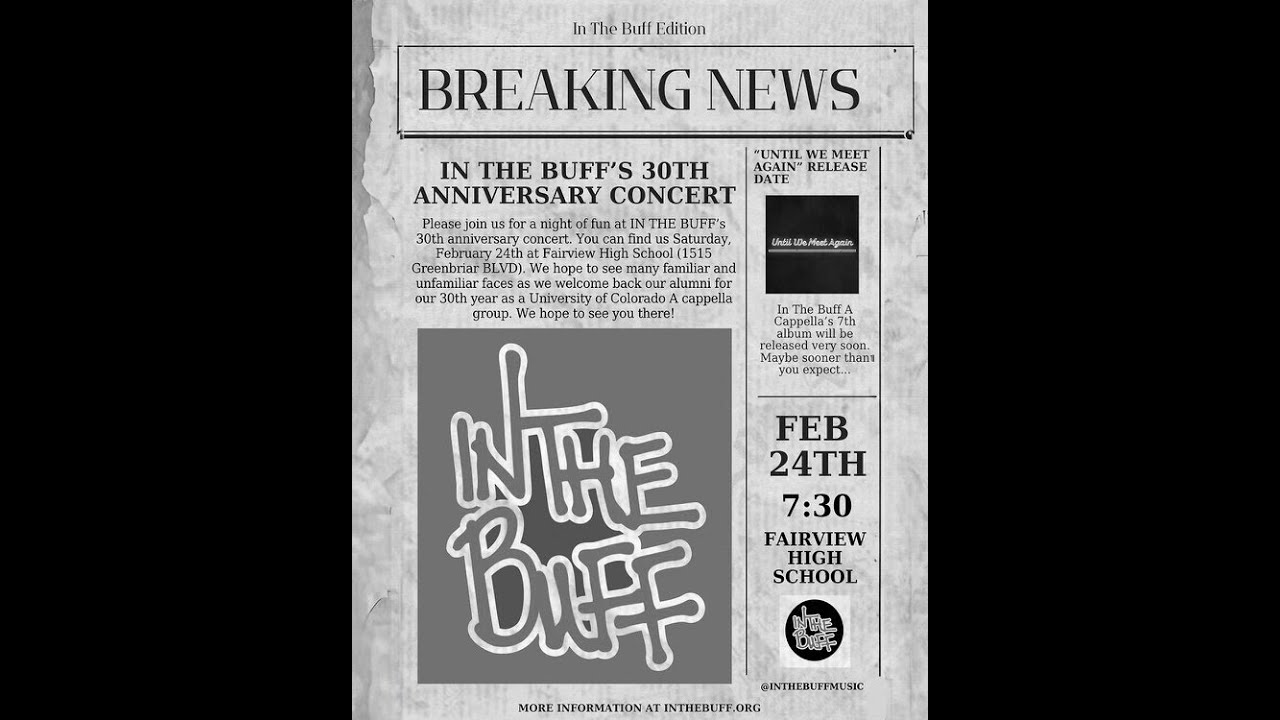 In The Buff's 30th Anniversary Concert! - YouTube