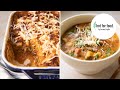 vegan rosé lasagna & creamy lasagna soup  // level up your leftovers ep #2 | hot for food