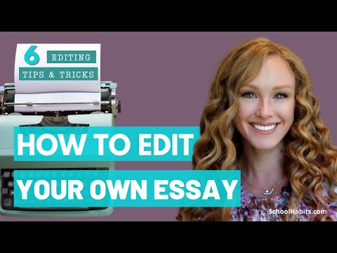 Video: How To Edit An Article