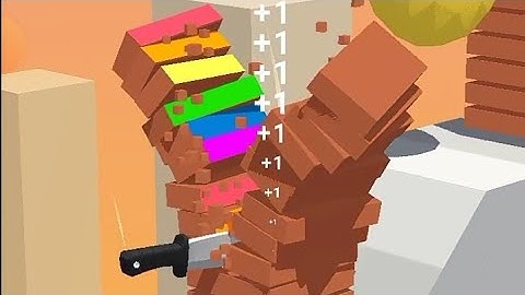 Diy Hamster Maze colorful ball || Slice It All || Very satisfying and relaxing ASMR slicing game