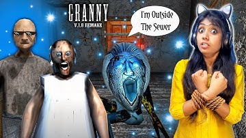 GRANNY 1 NEW UPDATE - SPIDER MOM Outside The Sewer and GRANNY Inside The Sewer 😱 !!