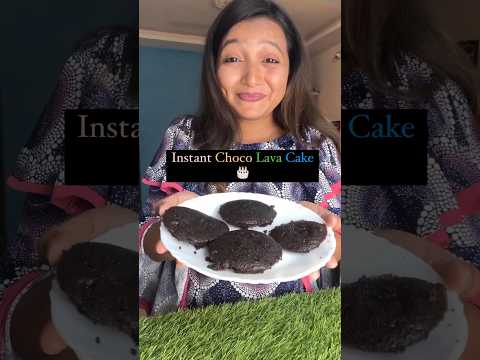 Choco Lava Cake Instant Recipe #shorts #viral 🍫🌋