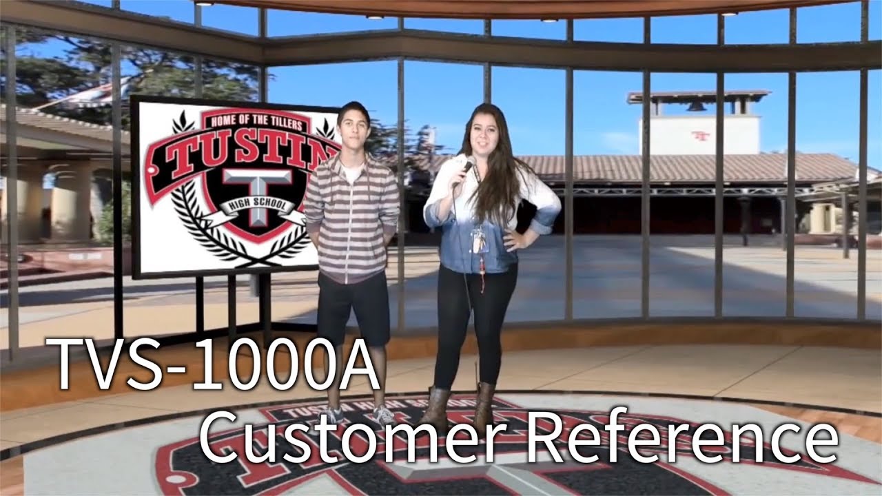 Tustin High School Uses the TVS-1000A Virtual Studio｜Datavideo