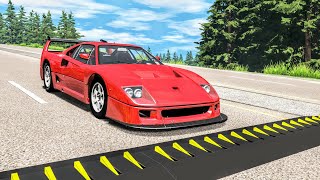 Massive Spike Strip Pileup Crashes #68 – BeamNG Drive | CrashBoomPunk