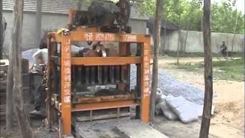 QTJ4 40 manual hollow BLOCK MACHINE
