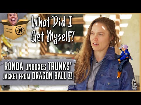 Ronda Rousey Unboxes Trunks' Jacket From Dragon Ball Z | What Did I Get Myself? #3
