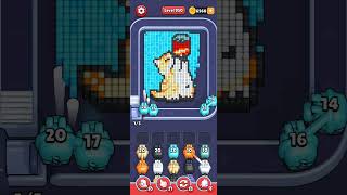 Pixel Flow — very hard level 950 (cat with jar)