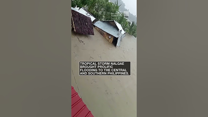 Home washed away in the Philippines by Tropical Storm Nalgae’s flooding