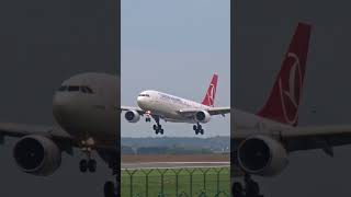 Turkish Airlines A330 Kissing The Runway
