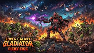 USING FIRE STAFF AND RECRUITING ARMADILLO IN SPACE BATTLE | SUPER GALAXY GLADIATOR screenshot 2