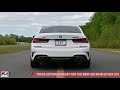 AWE Track Edition Exhaust for the BMW G20 M340i (Stock Downpipe)