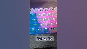 copy cut paste Undo redo shortcuts #laptop #keyboard #clavier #shortcut #pc