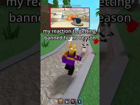 ROBLOX BANNED ME... #roblox #shorts