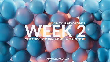 Houdini Vellum Fundamentals - Week 02 - Manipulating constraints and Emitting vellum objects