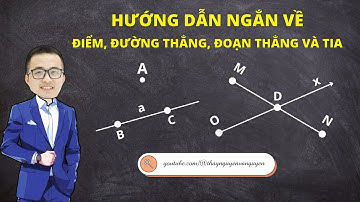 Hướng dẫn ngắn về ĐIỂM, ĐƯỜNG THẲNG, ĐOẠN THẲNG VÀ TIA | Hình học | Thầy Nguyễn Văn Quyền