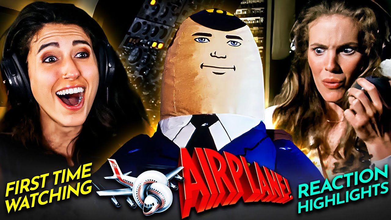 James busts a gut for AIRPLANE! (1980) Movie Reaction FIRST TIME WATCHING