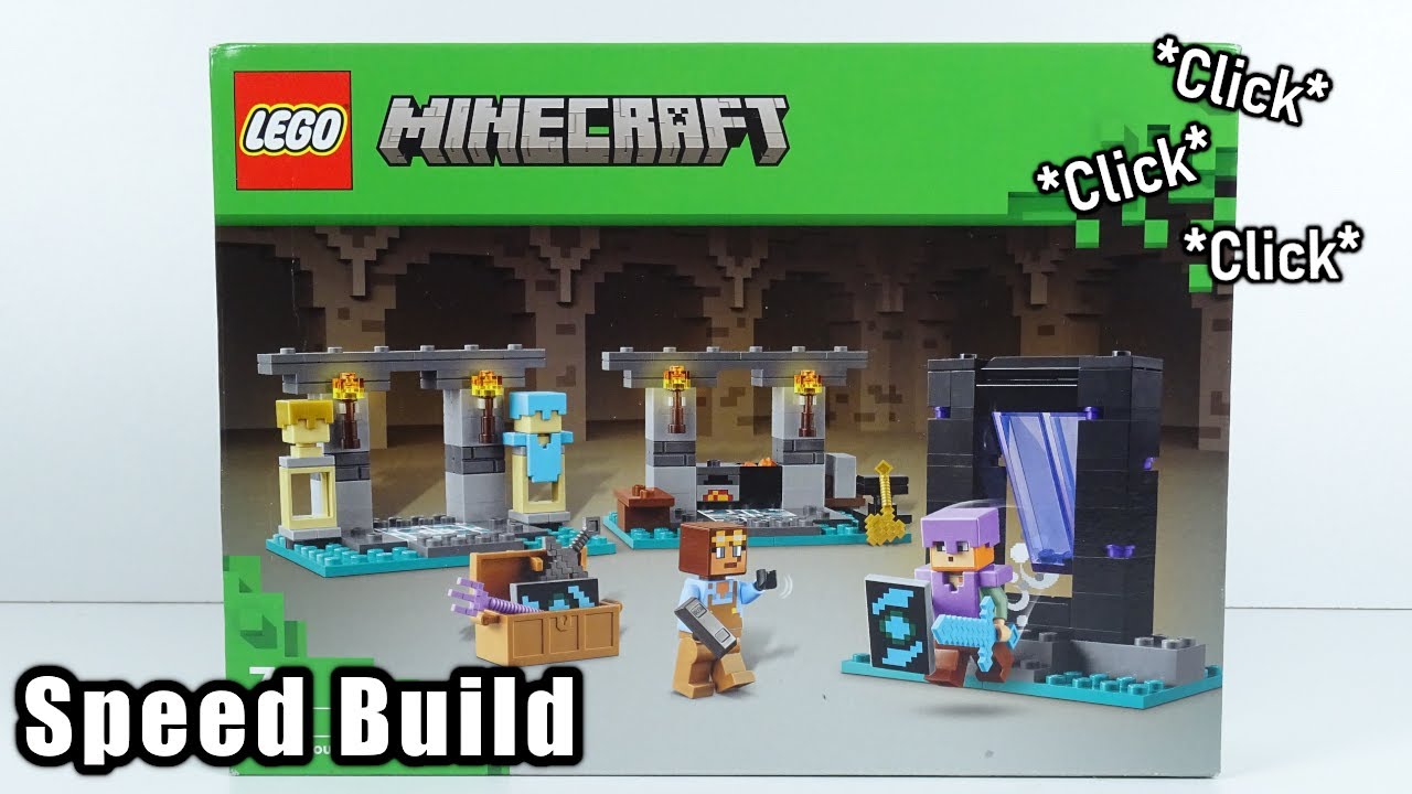 LEGO Minecraft The Armory 21252 - Click Speed Build - YouTube