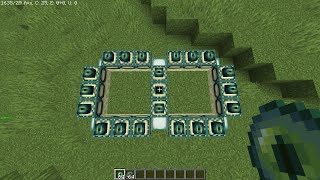What happens when you fill in a DOUBLE End Portal in Minecraft?