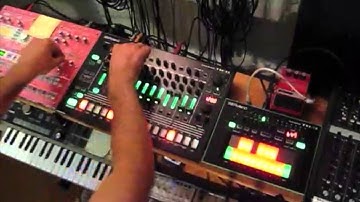 Roland TR-8, TB-3, Korg ESX Dirty techno jam