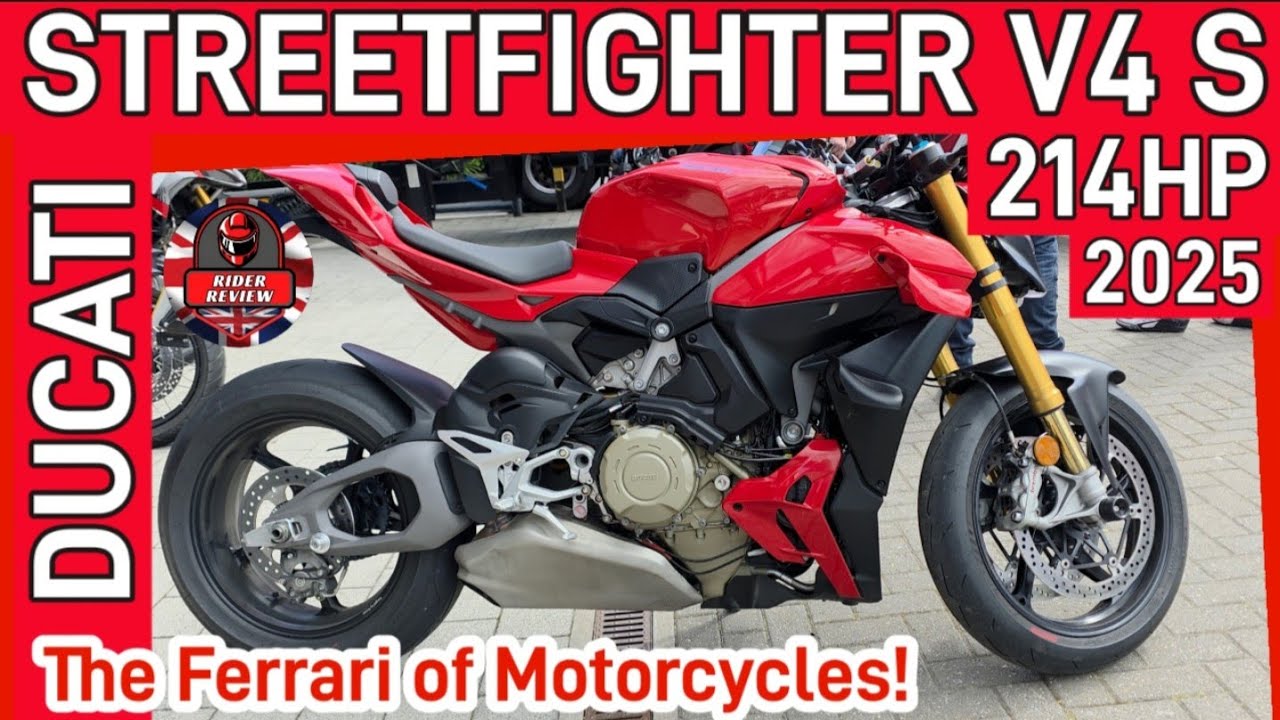 2025 | DUCATI | STREETFIGHTER V4 S | 214HP SAVAGE Extremely Aggressive | Off It's Rocker!!!! 4K