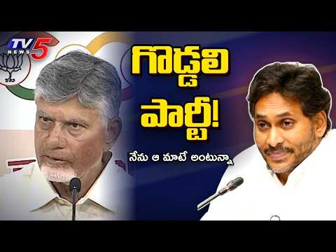 వాళ్లే పిటిషన్లు.. వాళ్లే హింస..! CM Chandrababu Slams Jagan Over Local Polls || TV5 News - TV5NEWS