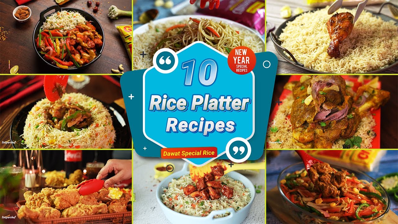New Year Special Rice Platter Recipes | 10 Dawat Special Rice Recipes